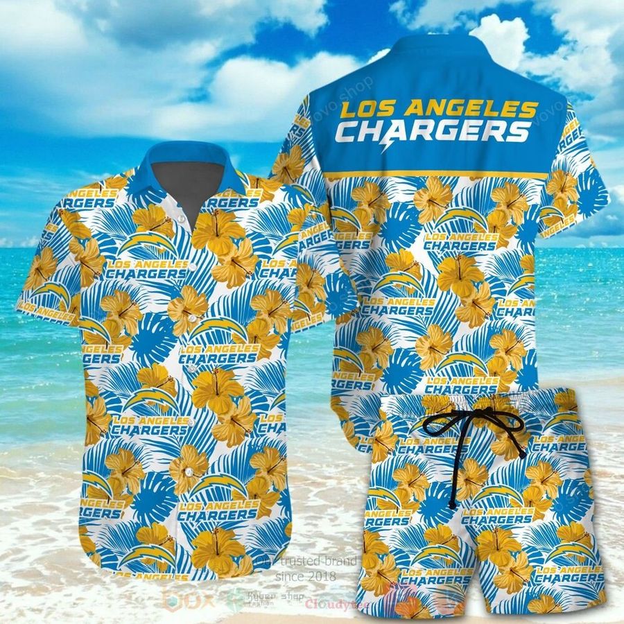 Best Los Angeles Chargers 3D All Over Printed Hawaiian Shirt Short StirtShirt