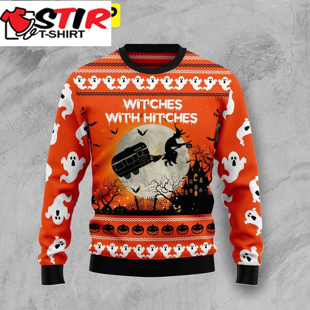 Caravan Witch Halloween Sweater