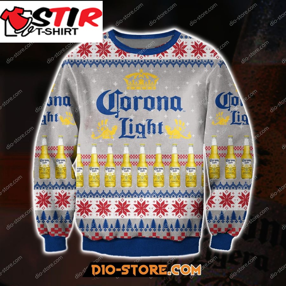 Corona Light Beer 3D All Over Print Ugly Christmas Sweatshirt 1492020 Hoodie All Over Printed Cint10334, All Over Print, 3D Tshirt, Hoodie, Aop Shirt