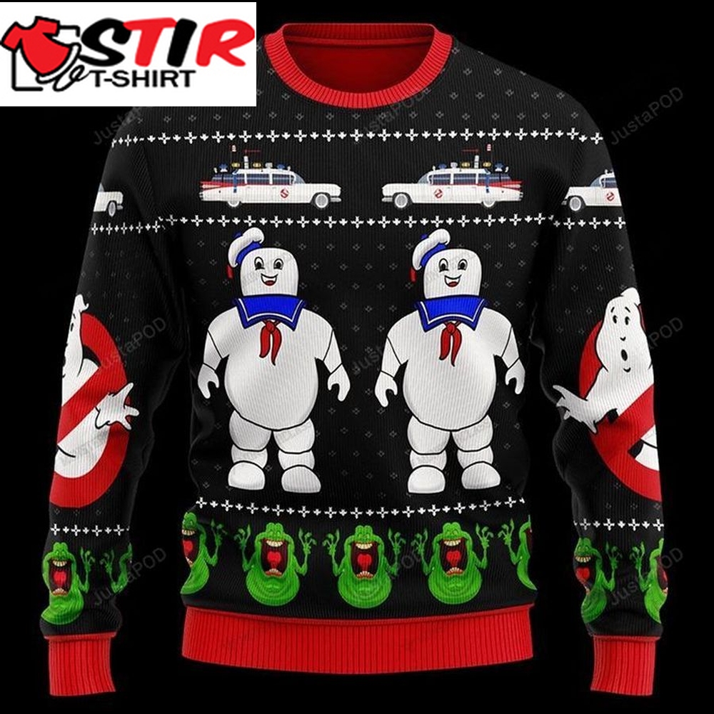 Ghostbusters Happy Halloween Knitted For Unisex Ugly Christmas Sweater, All Over Print Sweatshirt, Ugly Sweater, Christmas Sweaters, Hoodie, Sweater