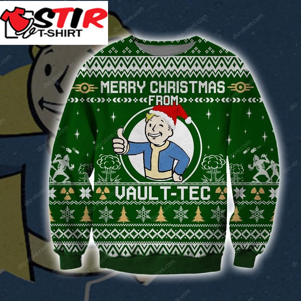 Merry Christmas From Vault Tec Knitting Pattern For Unisex Ugly