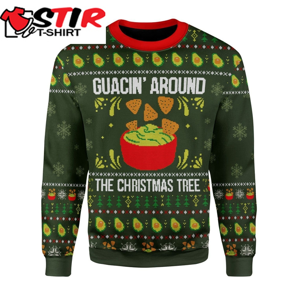 Merry Christmas Guacin Around The Christmas Tree For Unisex Ugly