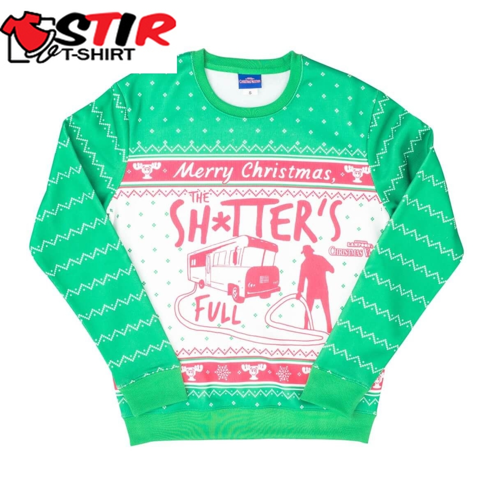 National Lampoons Christmas Vacation Shitters Full For Unisex Ugly Christmas