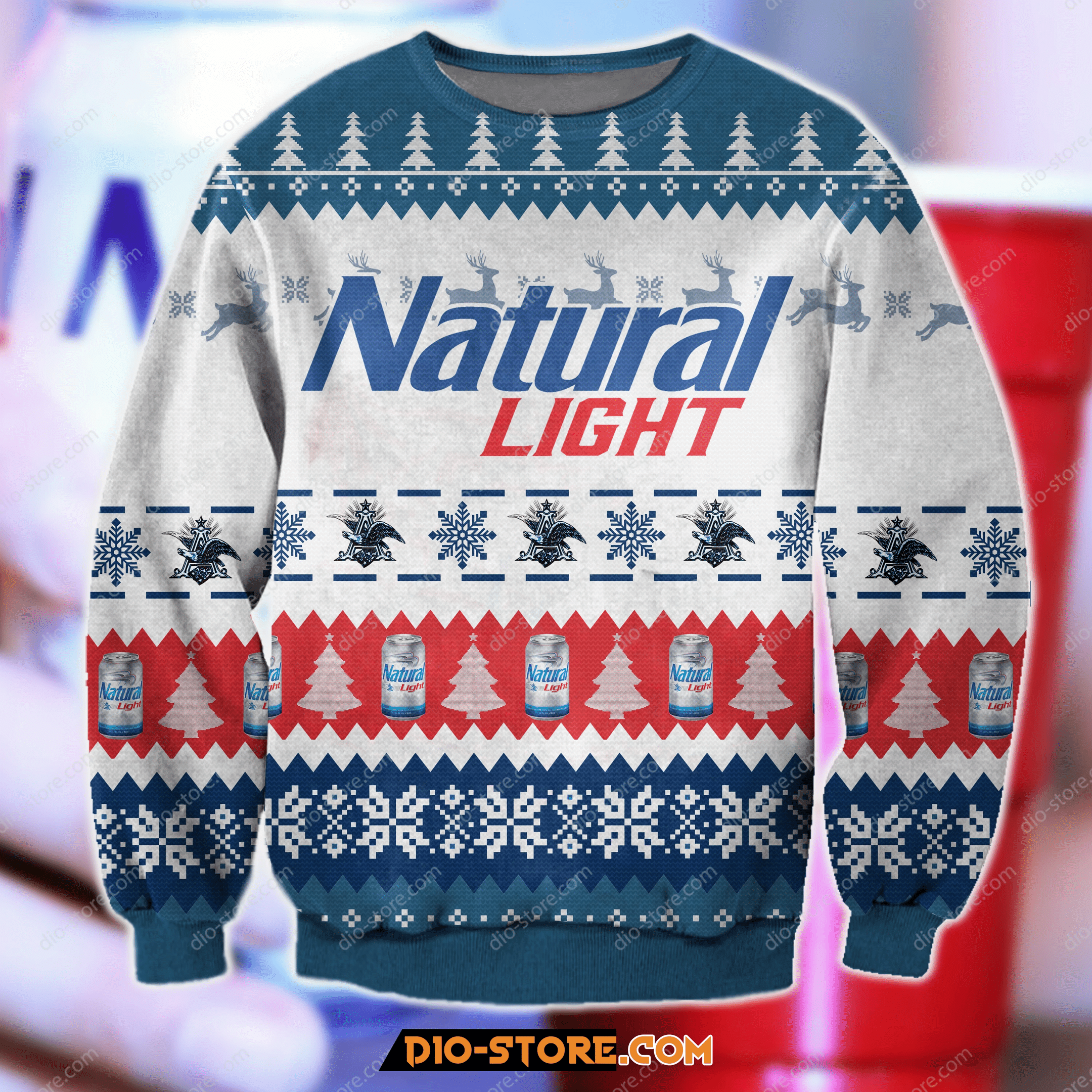Natural Light Knitting Pattern 3D All Over Print Ugly Christmas