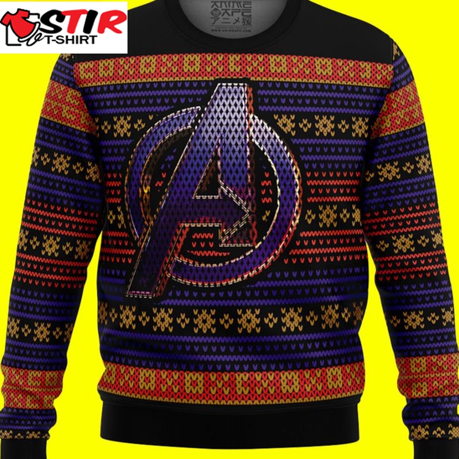 Avengers Logo Marvel Ugly Christmas Sweater
