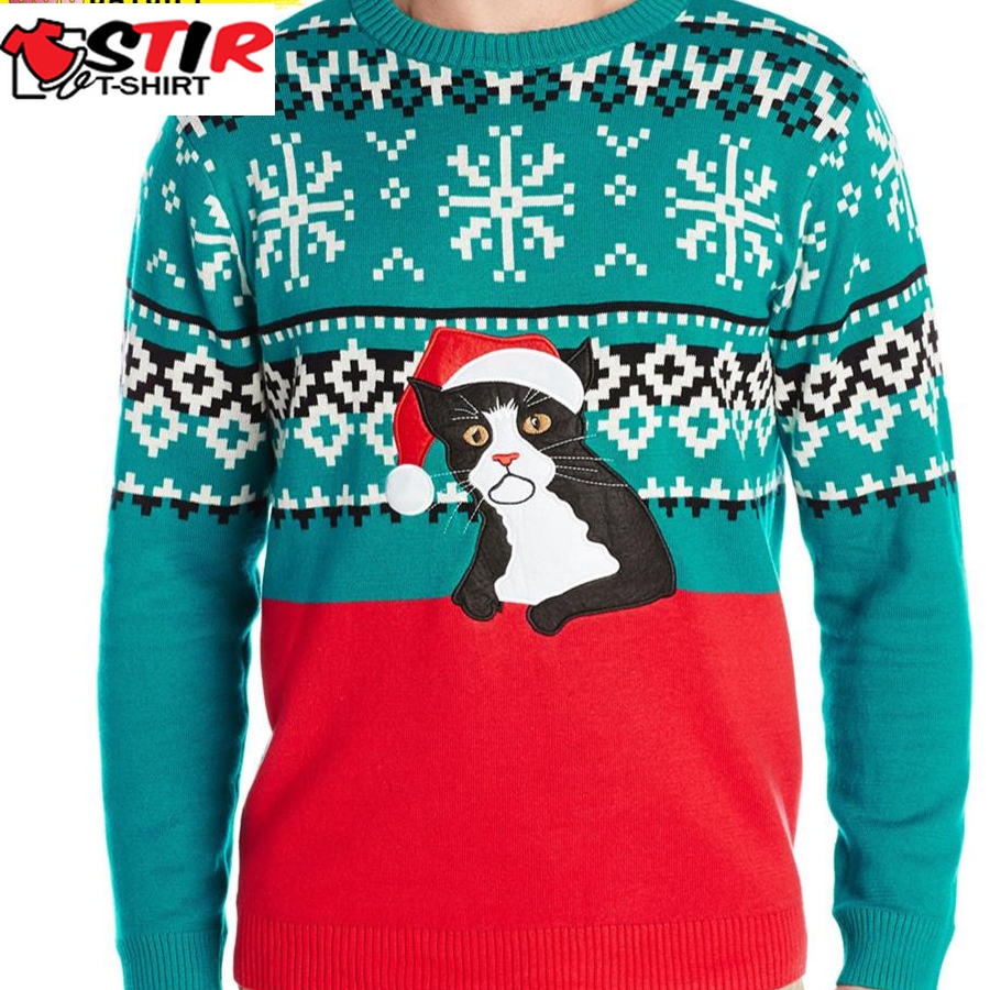 Big Lebowski Cat Ugly Christmas Sweater