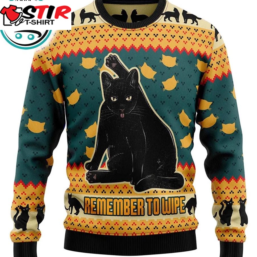 Black Cat Ugly Christmas Sweater, Xmas Gifts For Men Women Full Size S 5Xl
