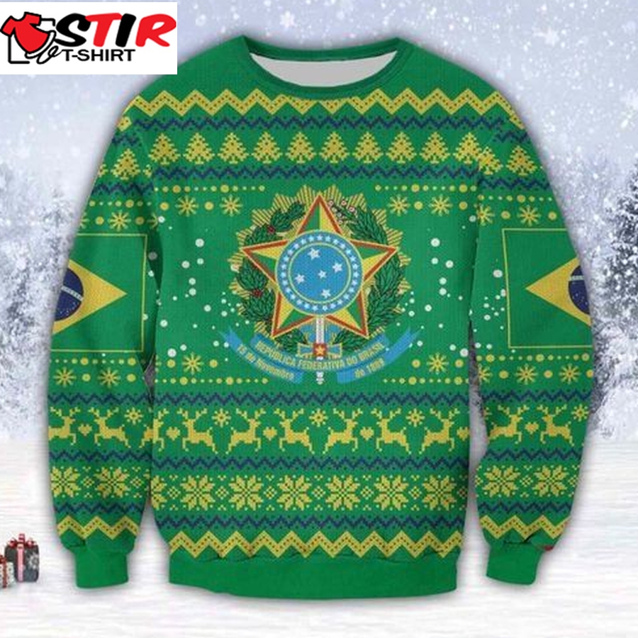 Brazil Ugly Christmas Sweater   1048