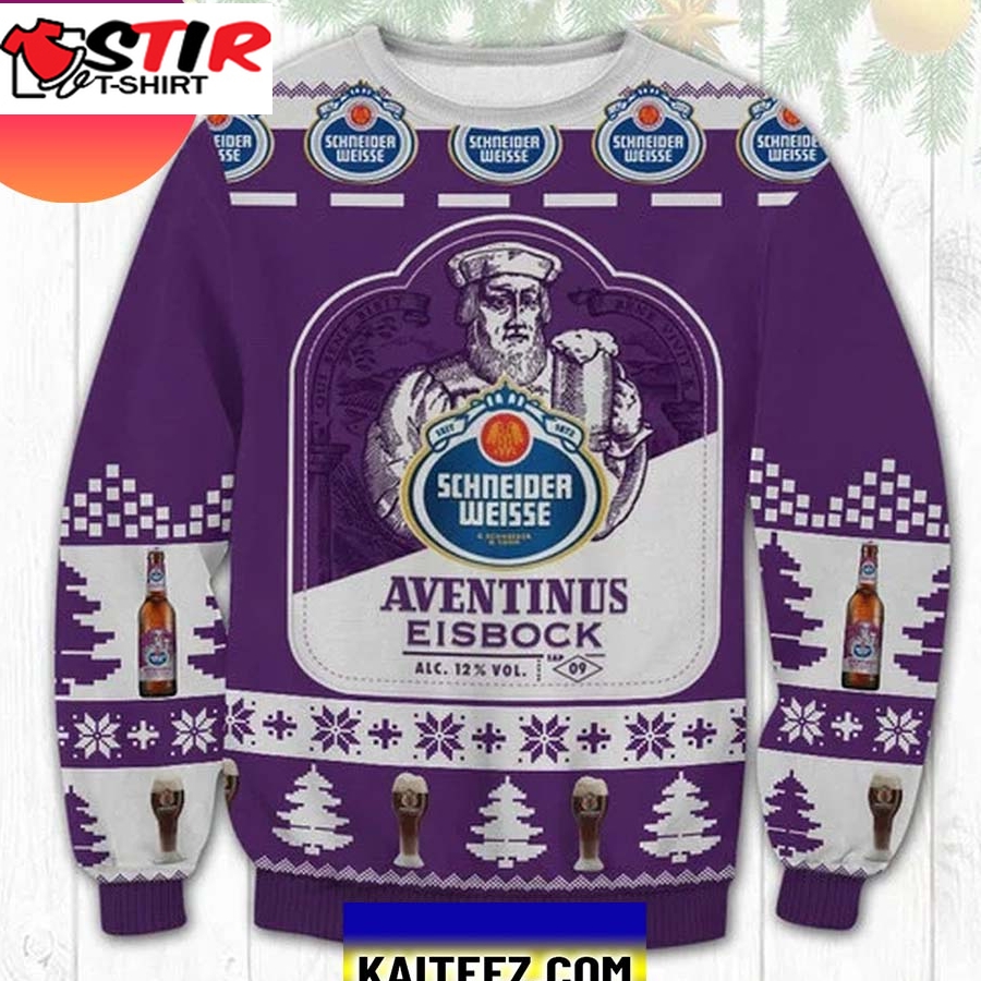 Brewery Schneider Weisse 3D Christmas Ugly Sweater