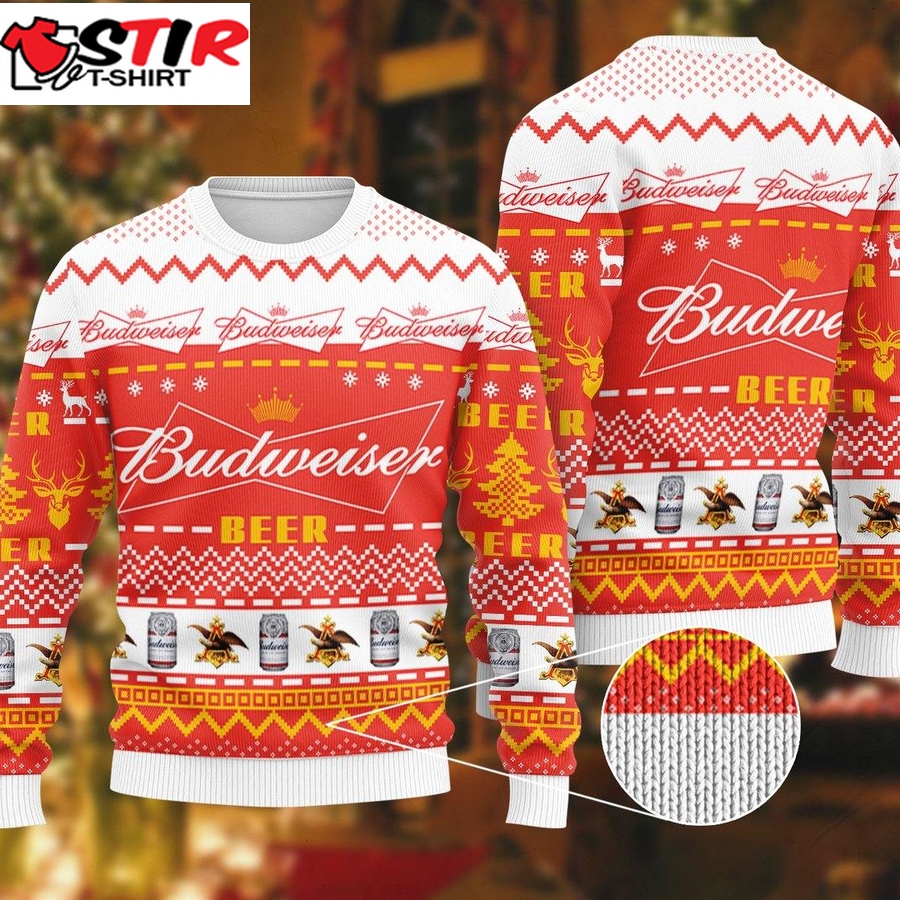 Budweiser Ugly Christmas Sweater   59