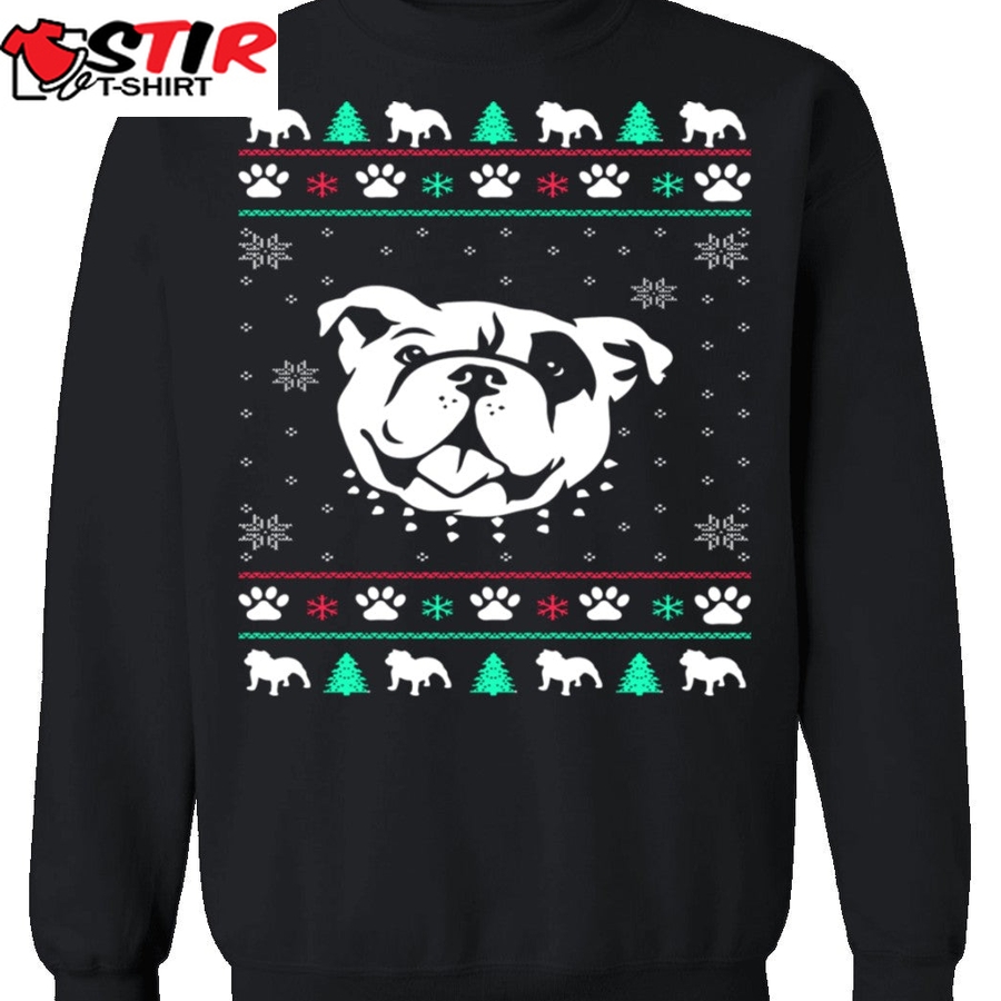 Bulldog Ugly Christmas Sweater   304