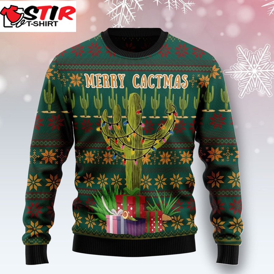 Cactus Ugly Christmas Sweater   8