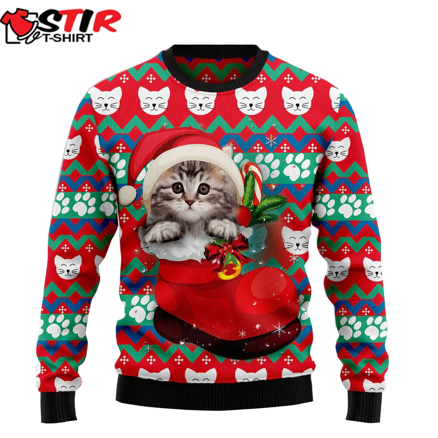 Cat Socks Ugly Christmas Sweater Gift 2021