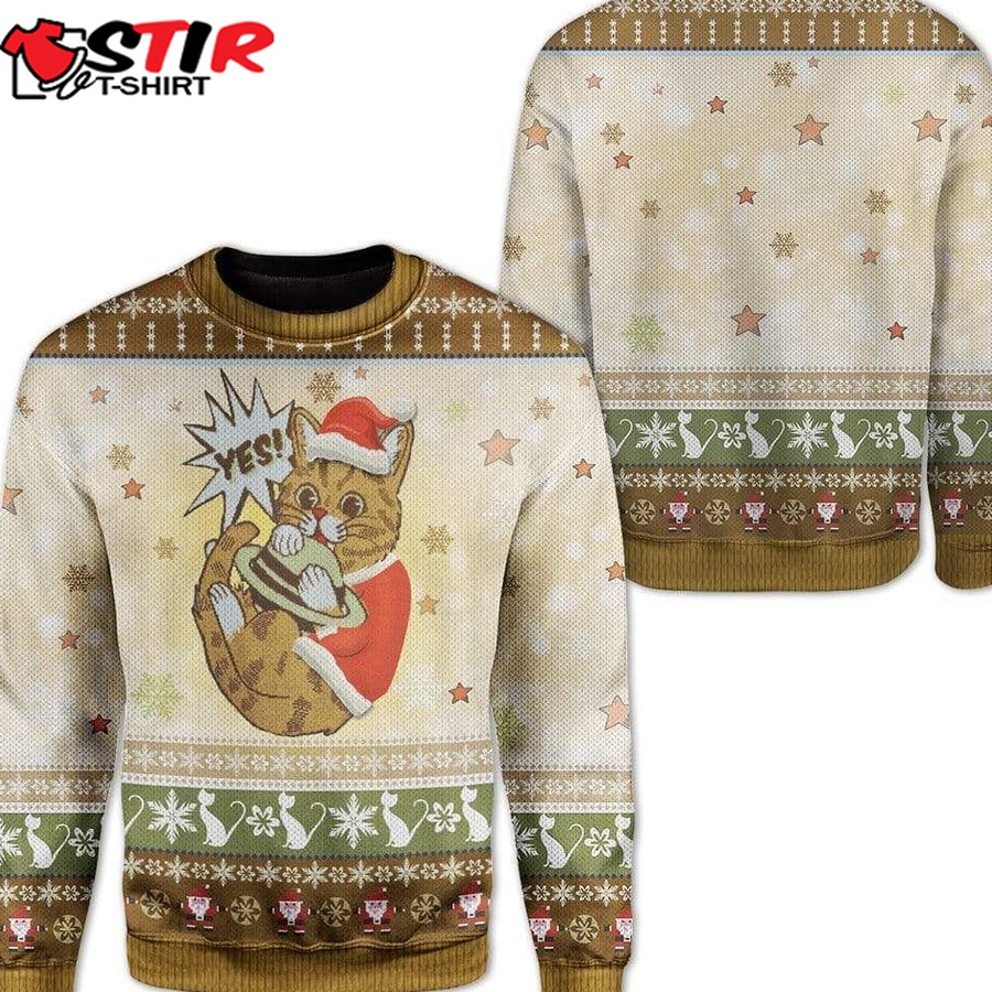 Cat Ugly Christmas Sweater   851