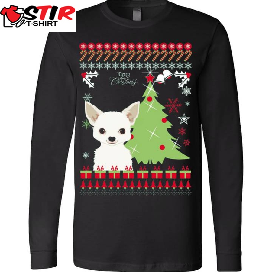 Chihuahua Christmas Ugly Sweater   6643