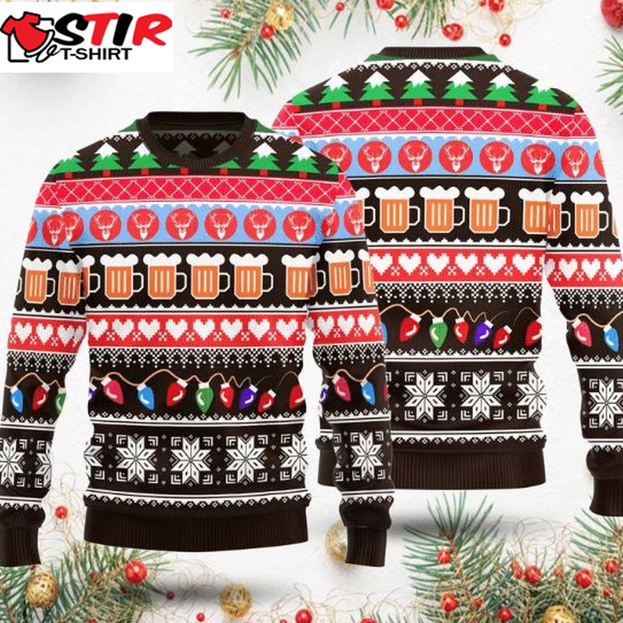 Christmas Beer Ugly Christmas Sweater 3D All Over Print