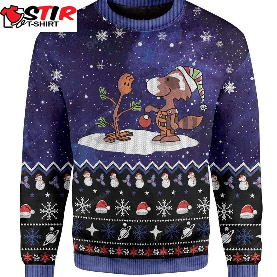 Christmas In Galaxy Ugly Sweater   1070