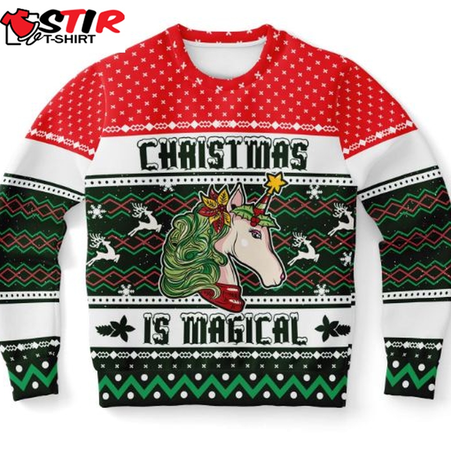 Christmas Is Magical Ugly Christmas Wool Knitted Sweater