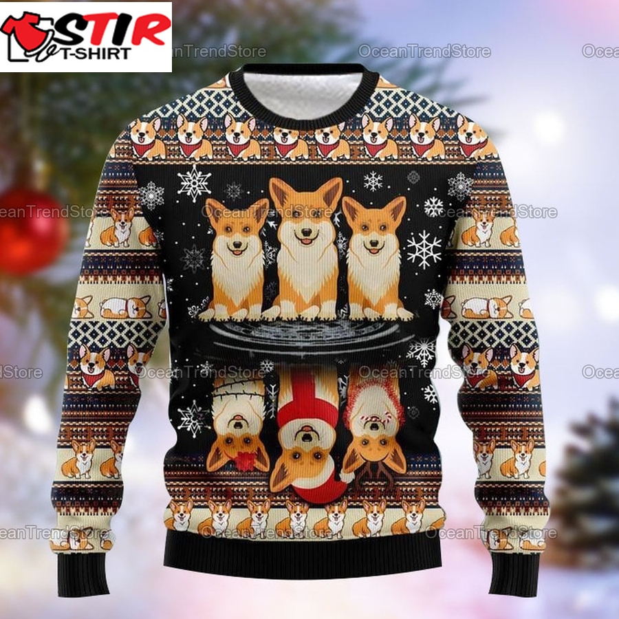 Corgi Funny Ugly Christmas Sweater 2021