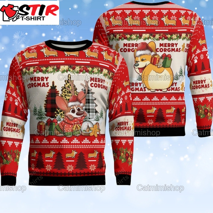 Corgmas Funny Corgi Ugly Christmas Sweater