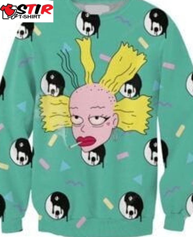 Cynthia Rugrats Ugly Christmas Sweater All Over Print Sweatshirt Ugly