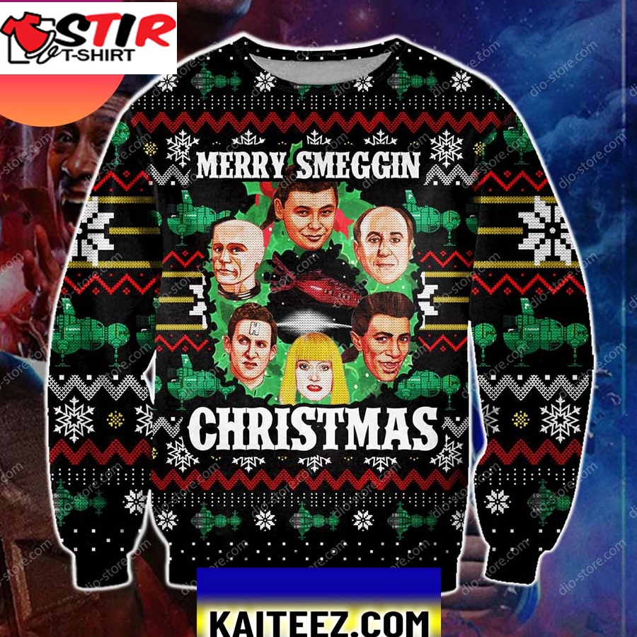 Dave Lister 3D Print Knitting Pattern Christmas Ugly Sweater