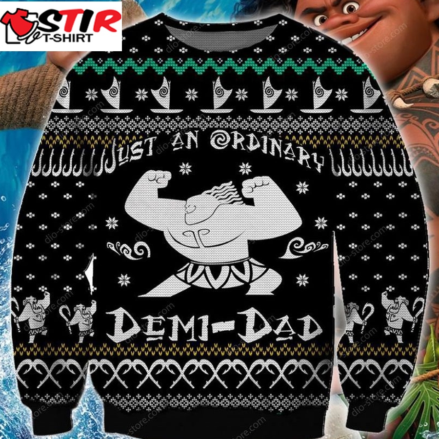 Demi Dad Knitting Pattern 3D Print Ugly Christmas Sweater Hoodie All Over Printed Cint10716, All Over Print, 3D Tshirt, Hoodie, Sweatshirt, Aop Shirt
