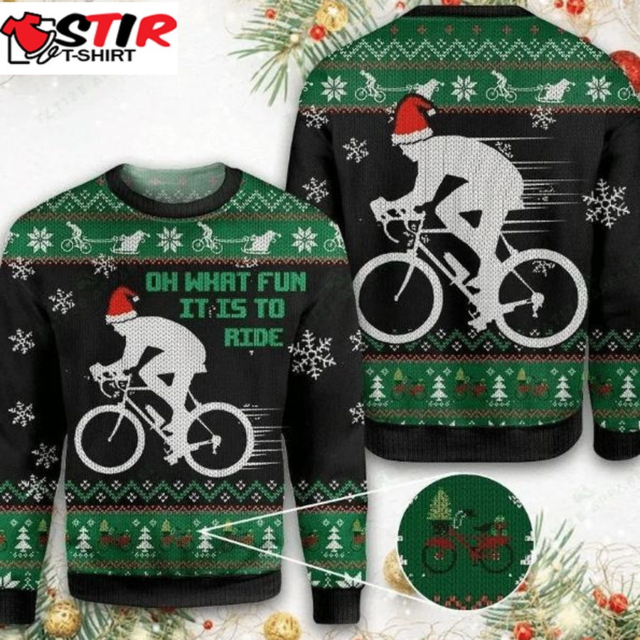 Dirtbike Oh What Fun Ugly Christmas Sweater 3D All Over Print