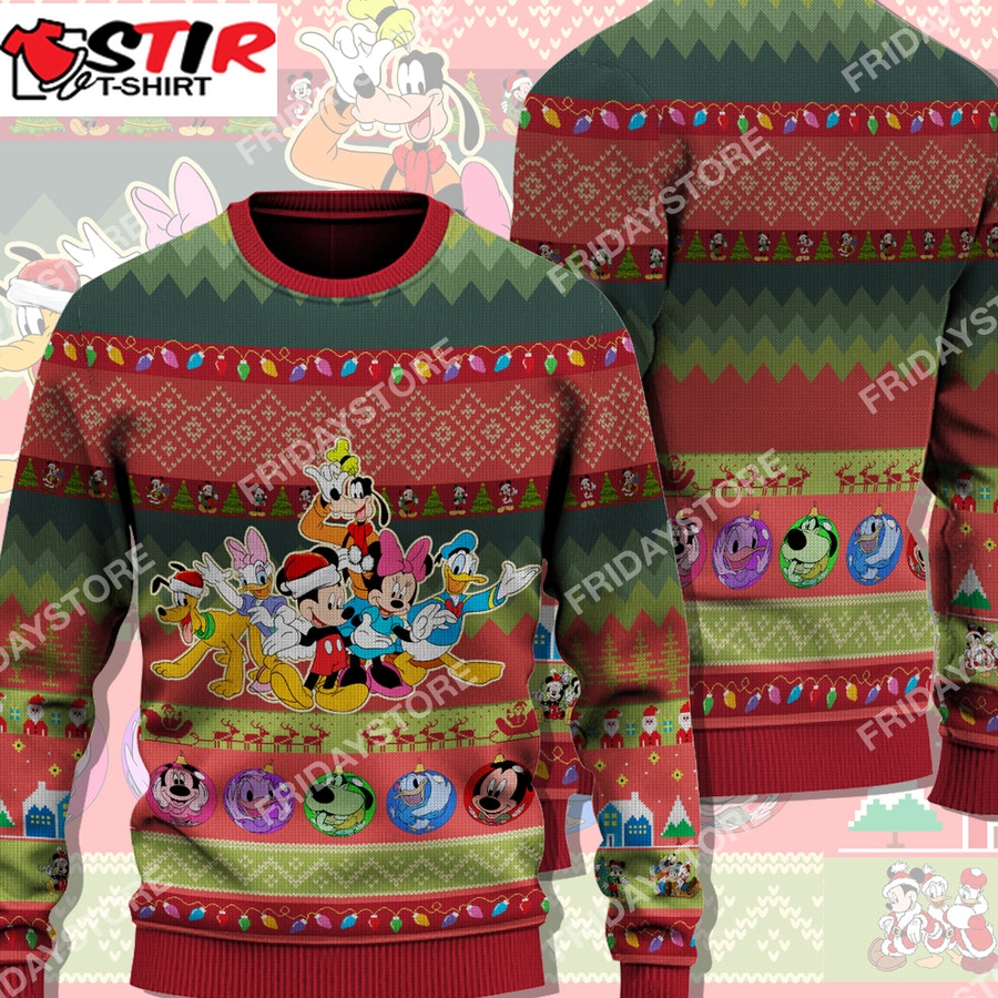 Dn Sweater House Of Mouse Ugly Christmas Ugly Sweater   219