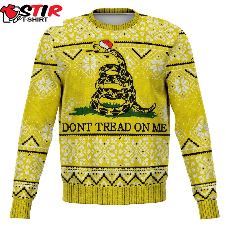 Don't Tread On Me Ugly Christmas Sweater   86