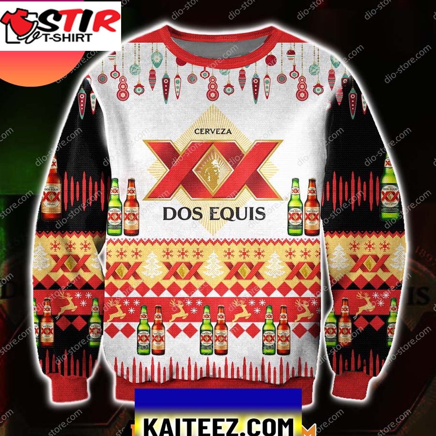 Dos Equis Beer 3D All Over Print Christmas Ugly Sweater