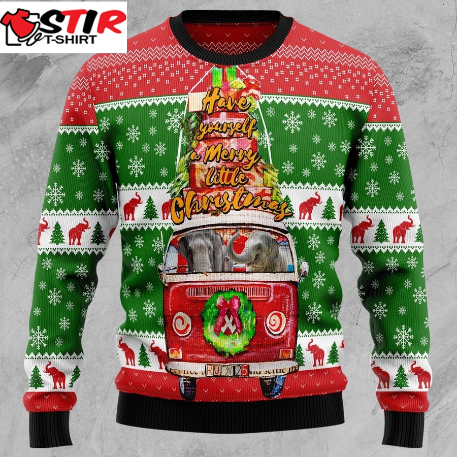 Elephant Ugly Christmas Sweater   24