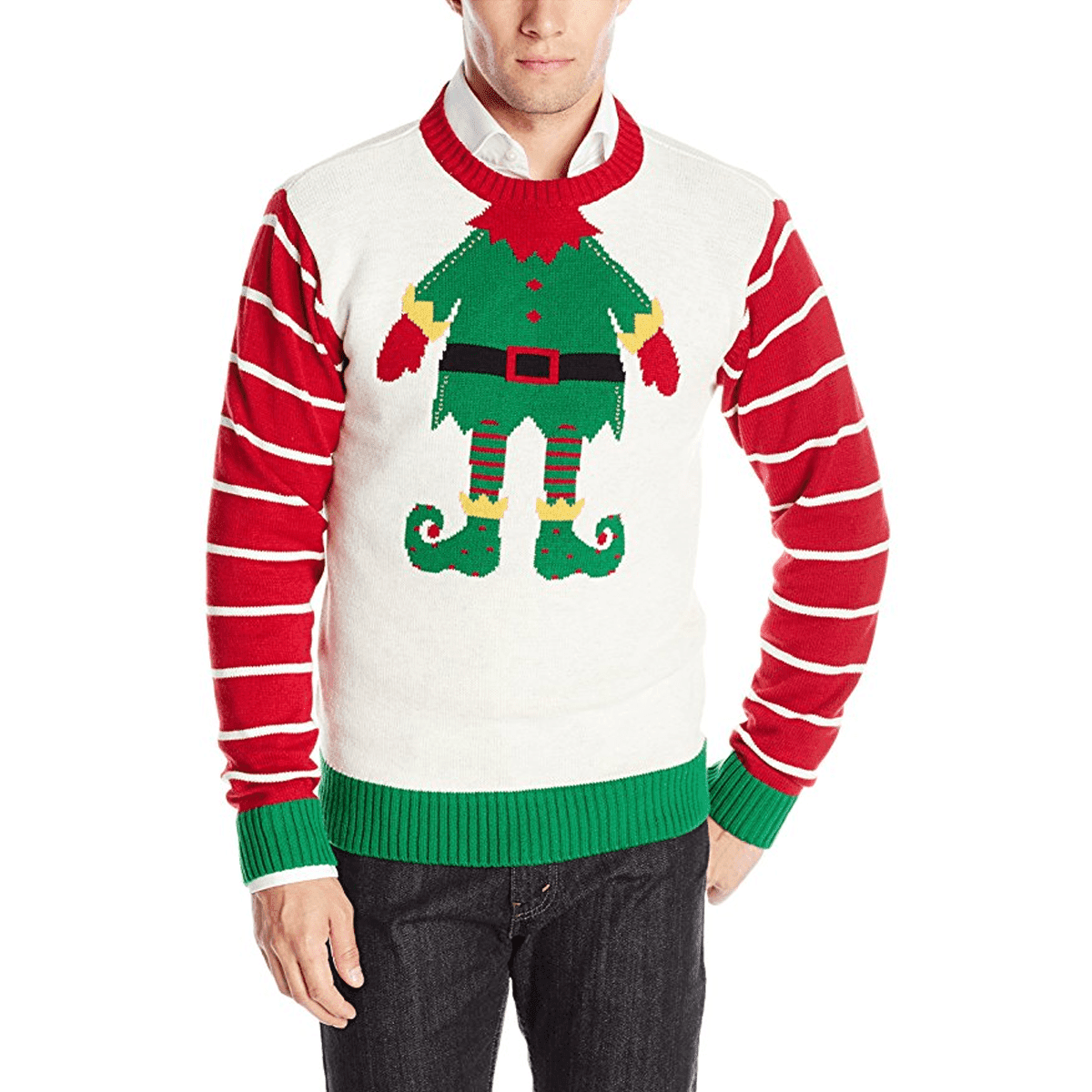 Elf Yourself Ugly Christmas Sweater   155