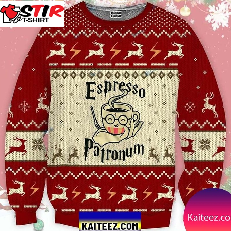 Espresso Patronum Christmas Ugly Sweater