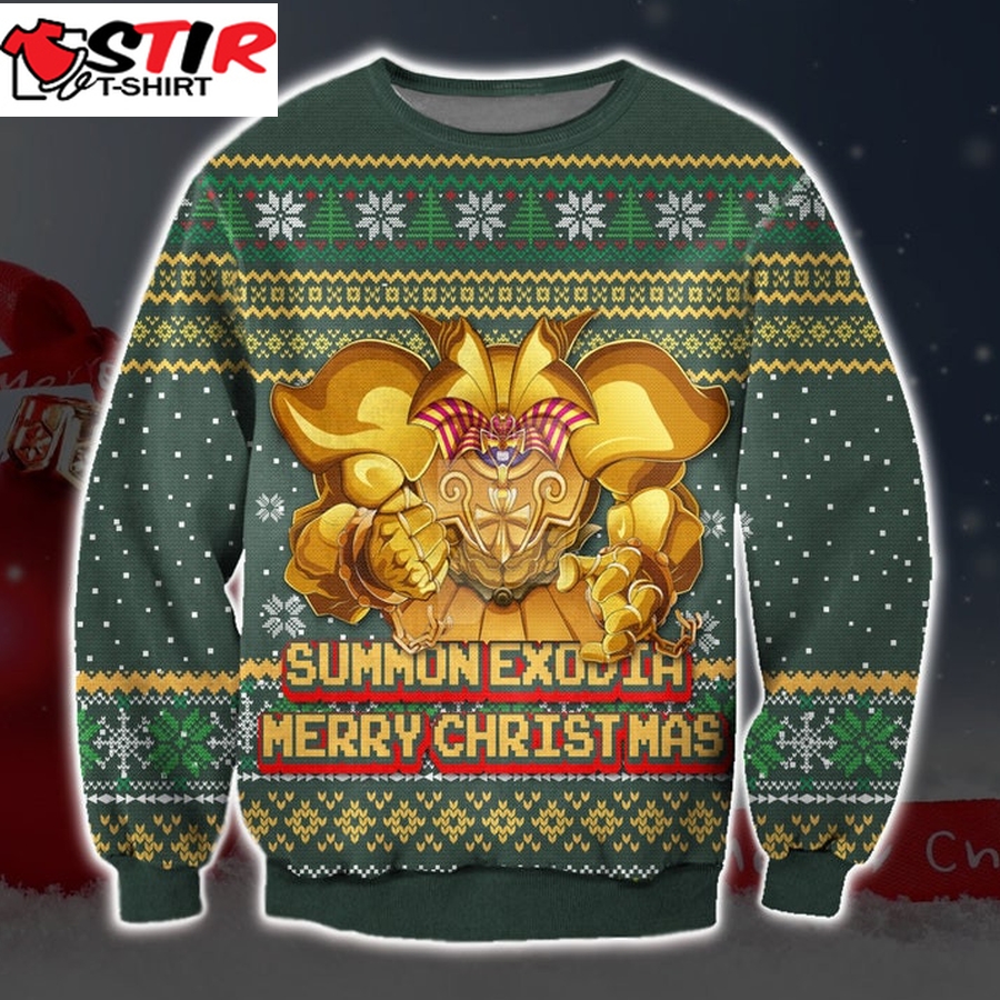 Exodia Deck Ugly Sweatshirt, Christmas Ugly Sweater   276