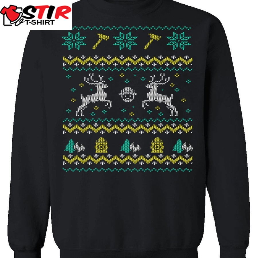 Firefighter Ugly Christmas Sweater   997