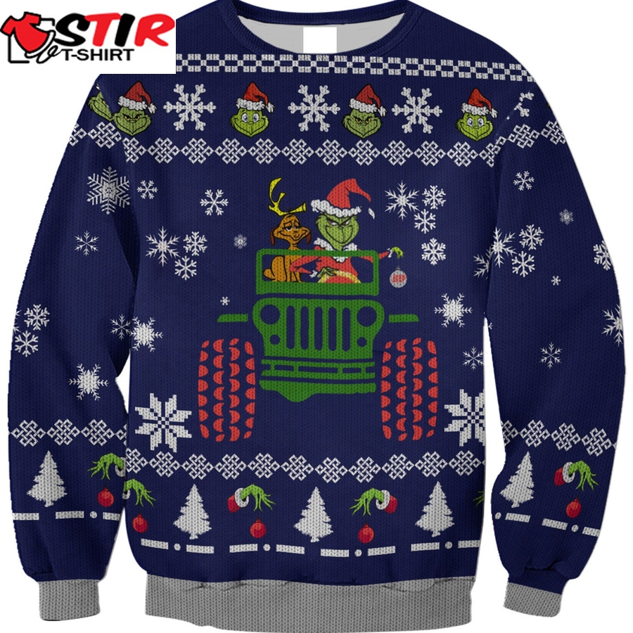 Grinch Ugly Christmas Sweater For Gift