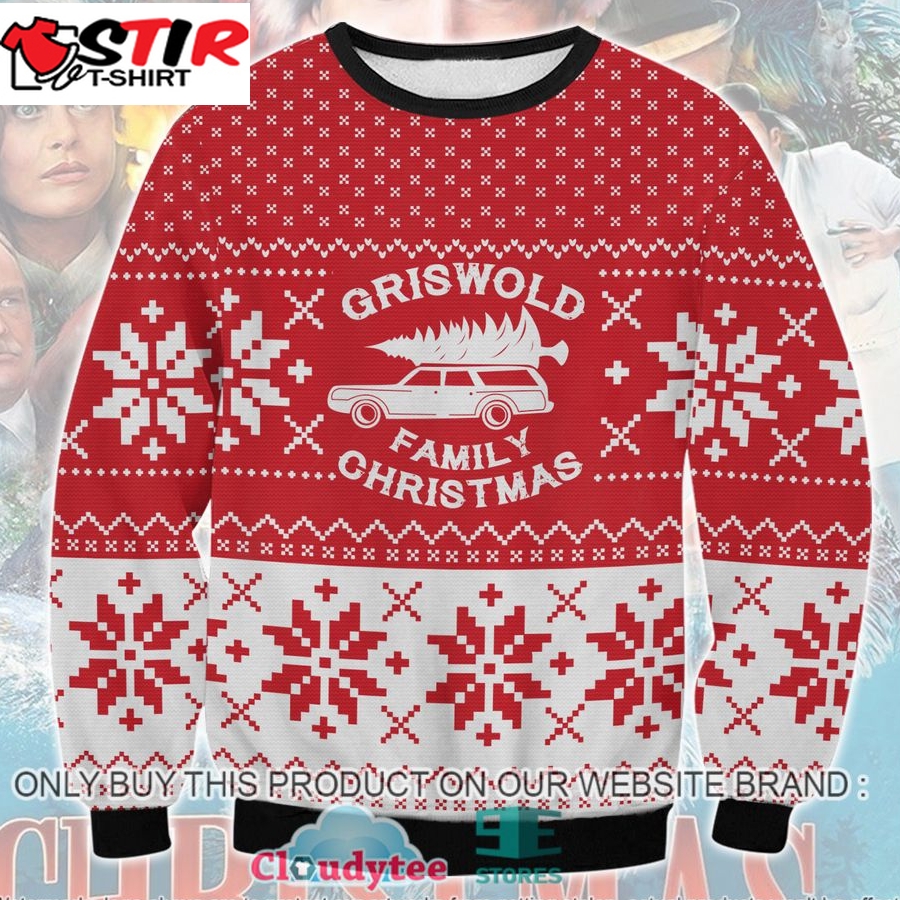 Griswold Family Car Christmas Ugly Sweater &8211; Limited Edition
