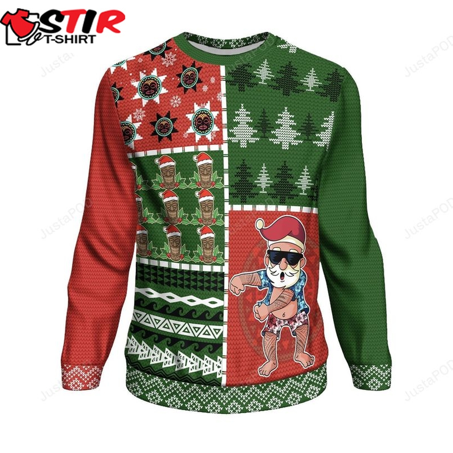 Hawaii Ugly Christmas Sweater All Over Print Sweatshirt Ugly Sweater