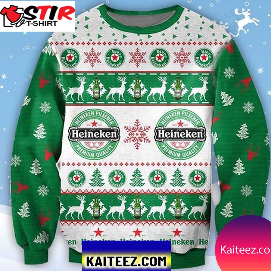 Heineken Beer 3D Christmas Ugly Sweater