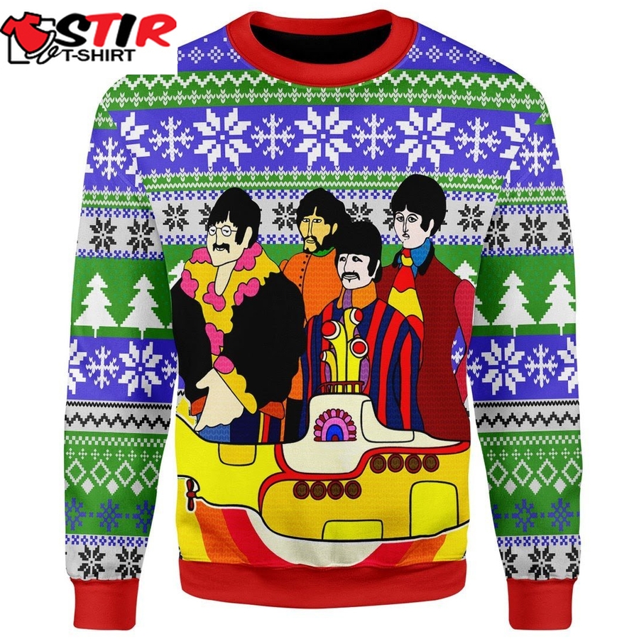 Hippie Christmas Ugly Sweater