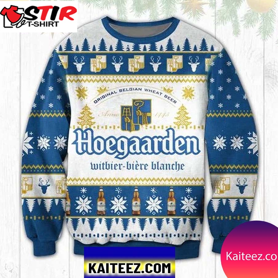 Hoegaarden 3D Christmas Ugly Sweater
