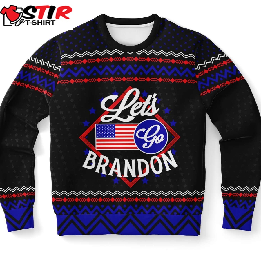 Holiday 2021 Lets Go Brandon Ugly Christmas Sweater