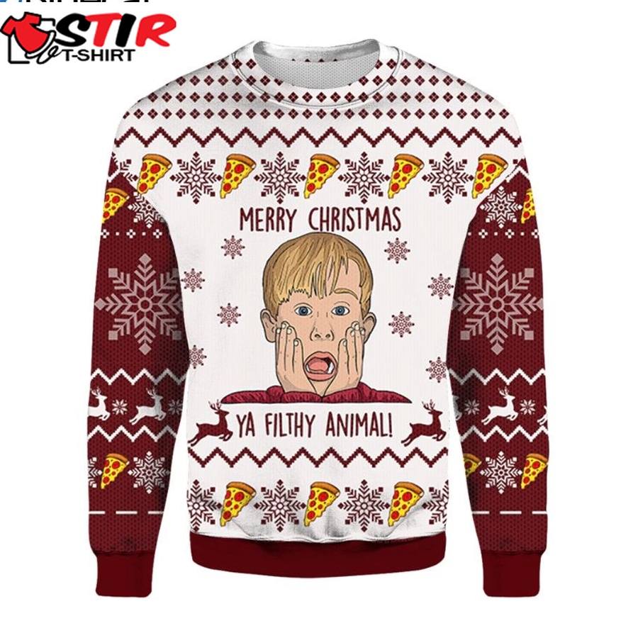 Home Alone Ugly Christmas Sweater Funny Home Alone Ugly