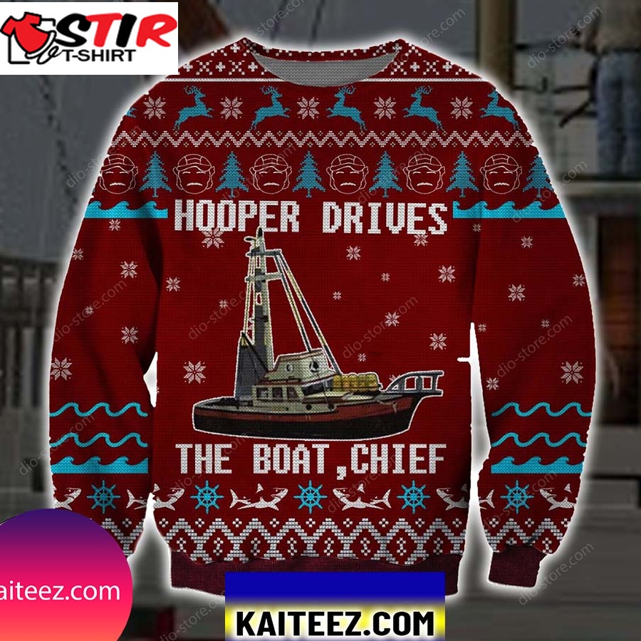 Hooper Drives Knitting Pattern 3D Print Christmas Ugly Sweater