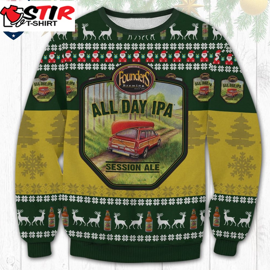 Hot All Day Ipa Ugly Christmas Sweater