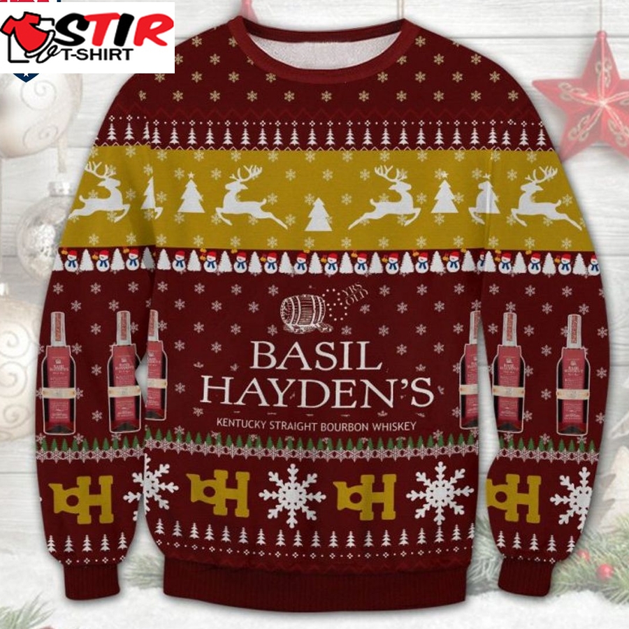 Hot Basil Hayden's Ugly Christmas Sweater
