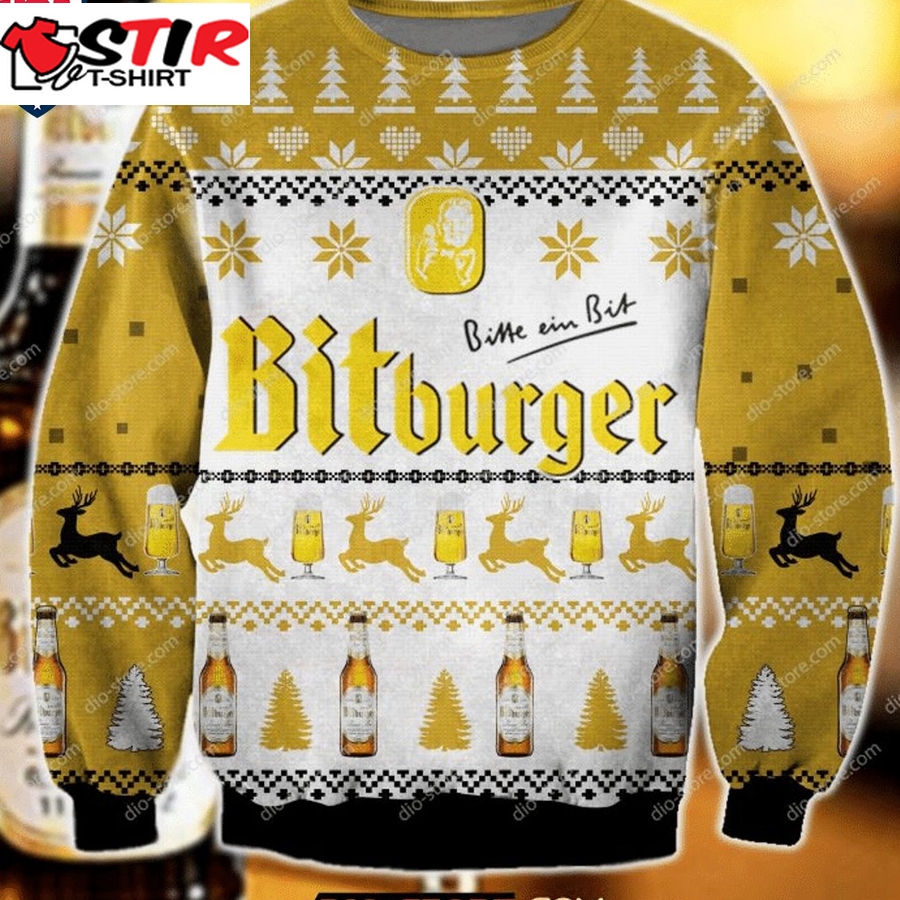 Hot Bitburger Ugly Christmas Sweater