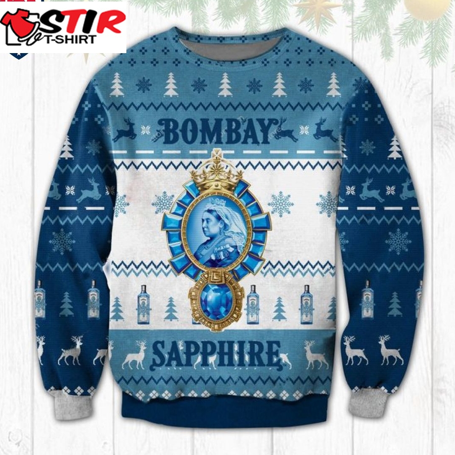Hot Bombay Sapphire Ugly Christmas Sweater