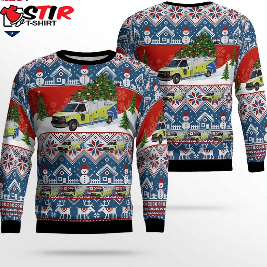 Hot Canada Grey County Paramedic Services Ver 2 3D Christmas Sweater